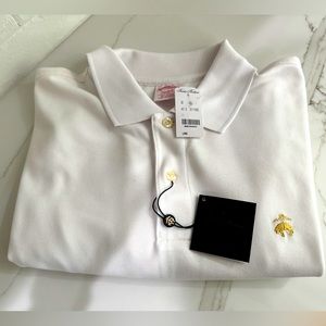 Brooks Brothers White Original Fit Polo Size L